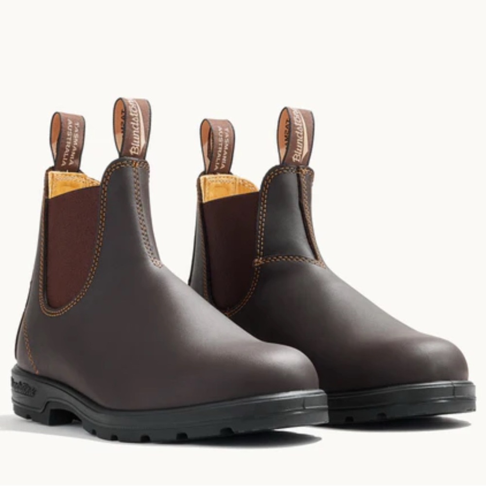 Blundstone 585 dark brown Chelsea boots Australia size 4.5 US size 7-7.5